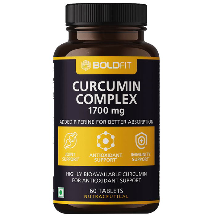 Boldfit Curcumin Complex 1700mg Tablet