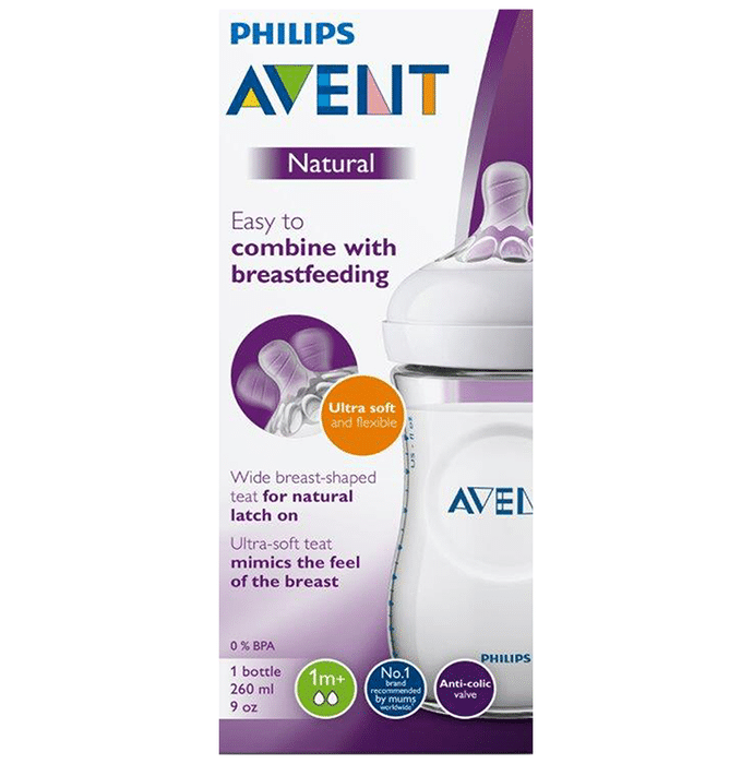 Philips Avent Natural Feeding Bottle (260ml Each)