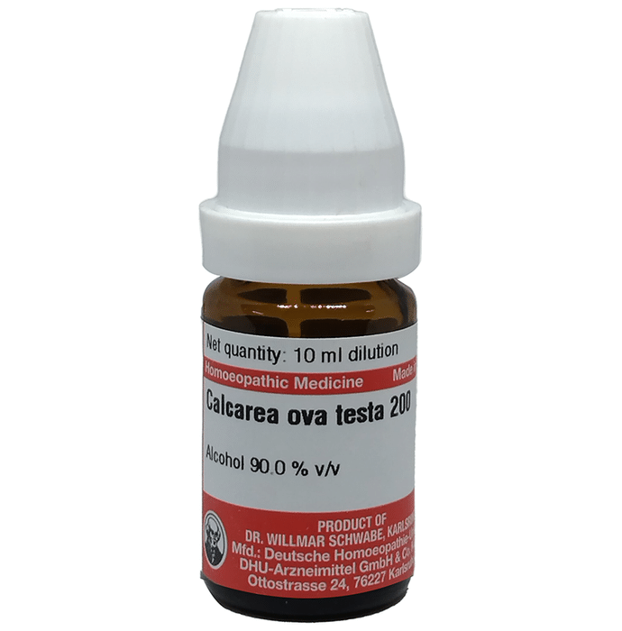 Dr Willmar Schwabe Germany Calcarea Ova Testa Dilution 200