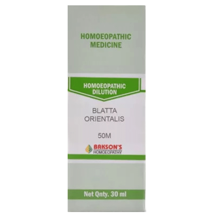 Bakson's Blatta Orientalis Dilution 50M