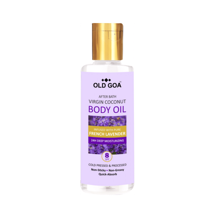 Old Goa After Bath Virgin Coconut Body Oil French Lavender