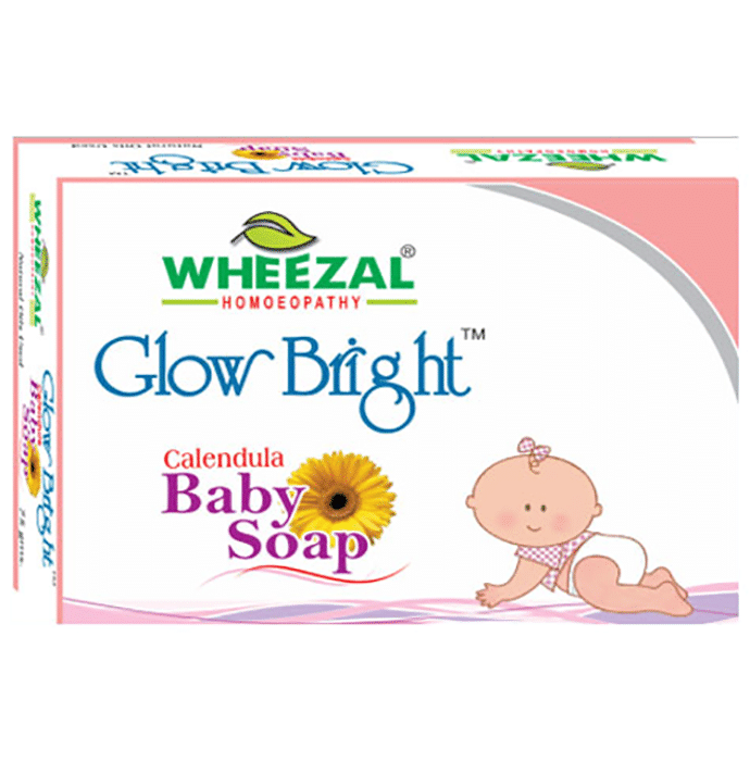 Wheezal Glow Bright Calendula Baby Soap