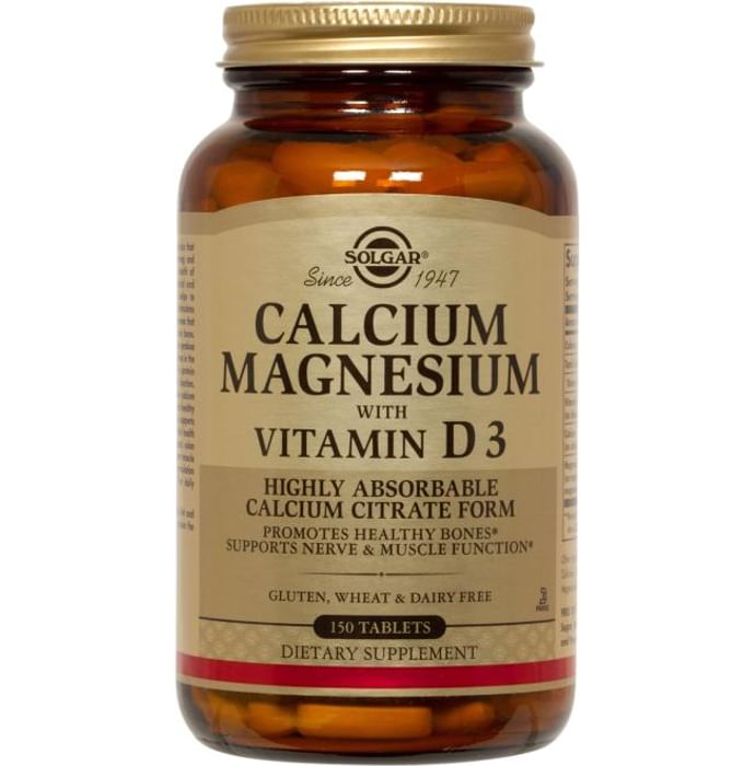 Solgar Calcium Magnesium with Vitamin D3 Tablet