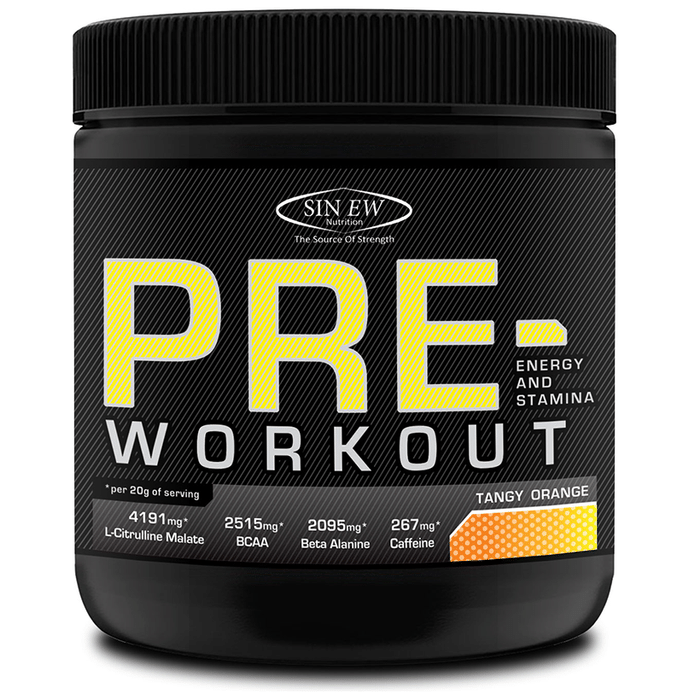 Sinew Nutrition Pre Work Out Tangy Orange