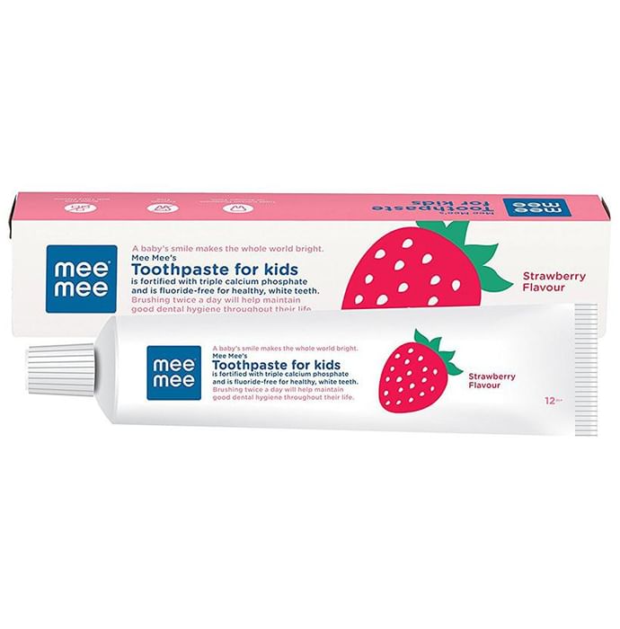 Mee Mee Fluoride Free Toothpaste for Kids Strawberry