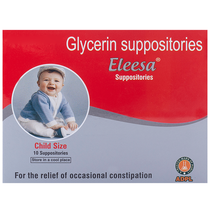 Eleesa Glycerin Suppository Child Size