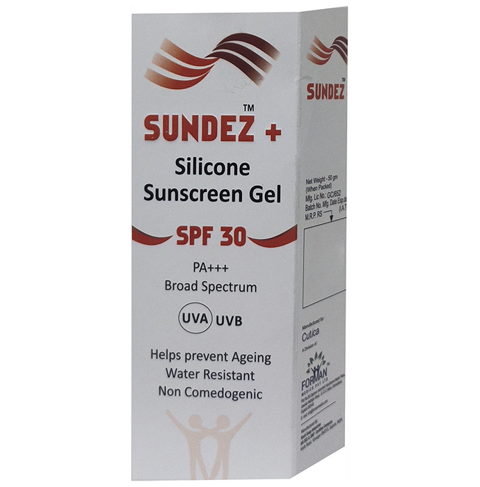 Sundez + Silicone Sunscreen Gel SPF 30