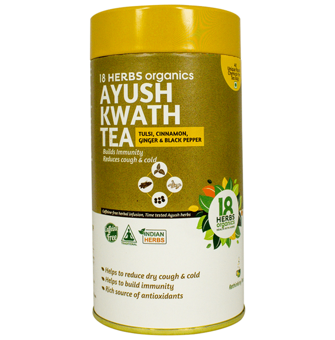 18 Herbs Organics Ayush Kwath Tea Bag (1.5gm Each)
