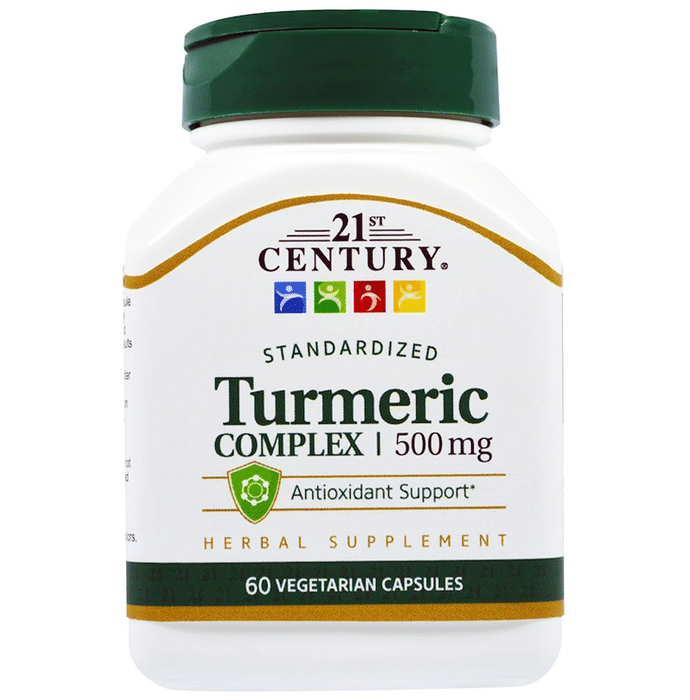 21st Century Turmeric Complex 500mg Vegetarian Capsules