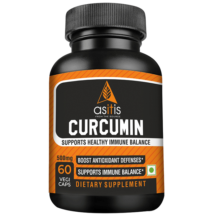 AS-IT-IS Nutrition Curcumin 500mg Vegicap
