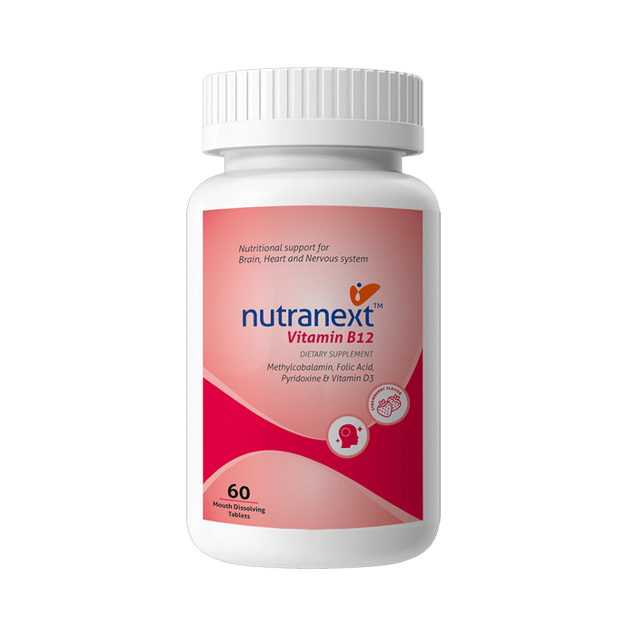 Nutranext Vitamin B12 Mouth Dissolving Tablet Strawberry