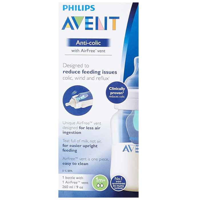 Philips Avent Anti-Colic Bottle for 1m+ with Air Free Vent