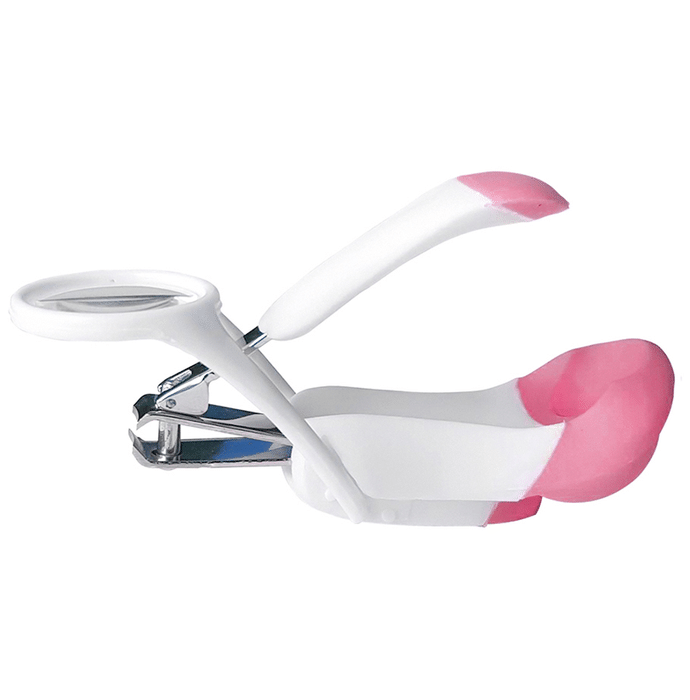 Baby Story Nail Cutter with Zoom Lens Pink
