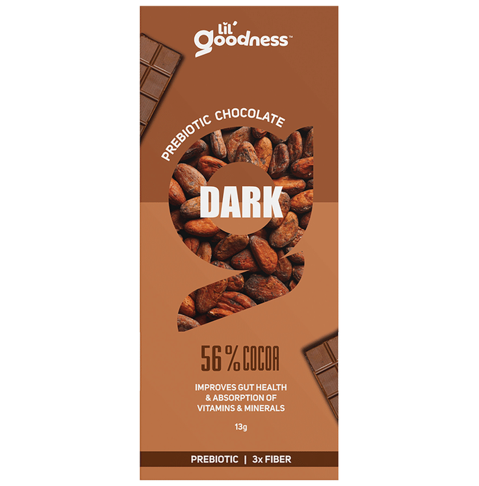 Lil Goodness Prebiotic Chocolate Dark 56% Cocoa
