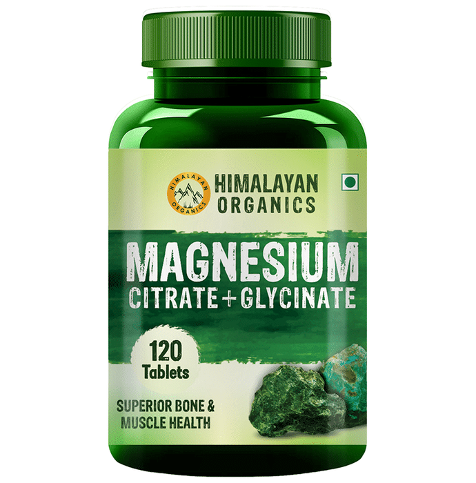 Himalayan Organics Magnesium Citrate+Glycinate Tablet