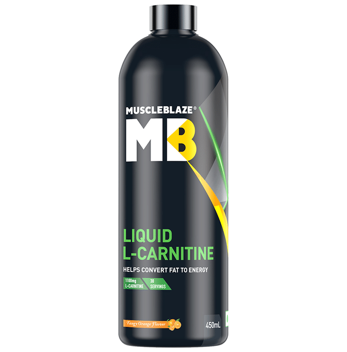 MuscleBlaze Liquid L-Carnitine Tangy Orange