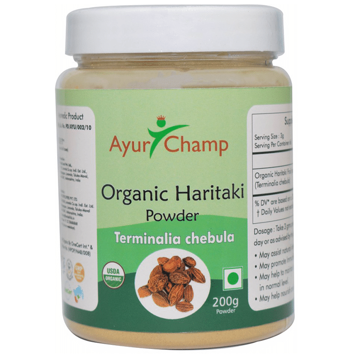 Ayur Champ Organic Haritaki Terminalia Chebula Powder