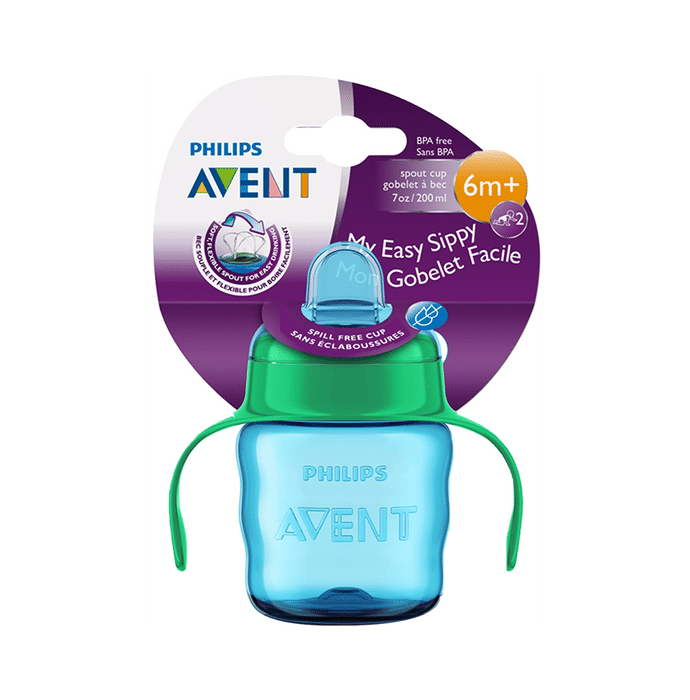 Philips Avent Classic Soft Spout Cup for 6m+ Blue and Green