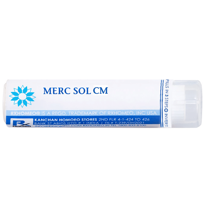 Rxhomeo Mercurius Solubilis CM Pellets