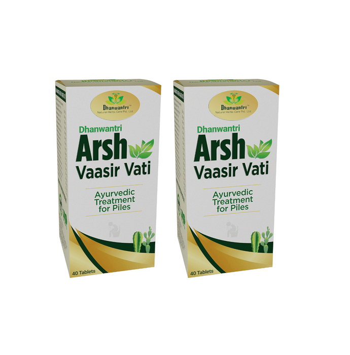 Dhanwantri Arsh Vaasir Vati(40 Each)