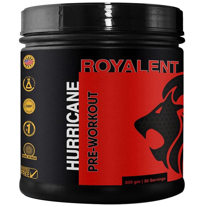 Royalent Hurricane Pre-Workout Powder Green Apple