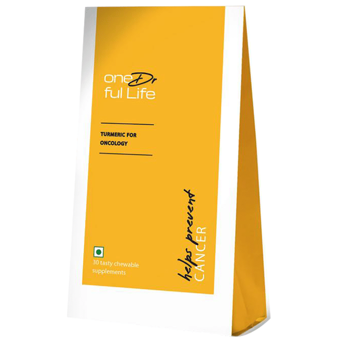 oneDrful Life Turmeric Supplement to Help Prevent Cancer Lemon