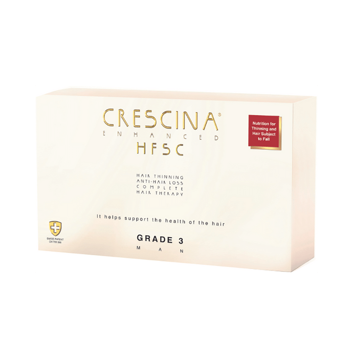 Crescina Enhanced HFSC & Enhanced Anti-Hair Loss Therapy Grade 3 For Men (3.5ml Each)