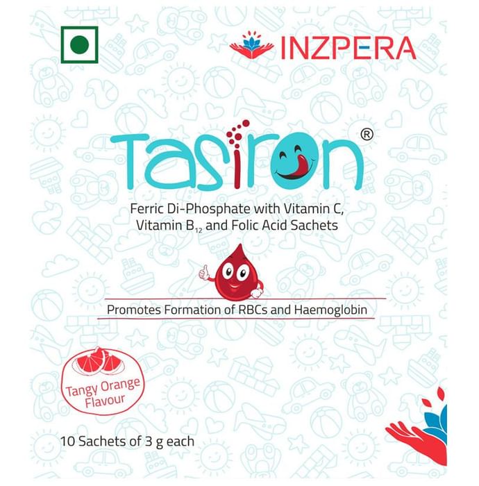 Tasiron Sachet (3gm Each) Tangy Orange