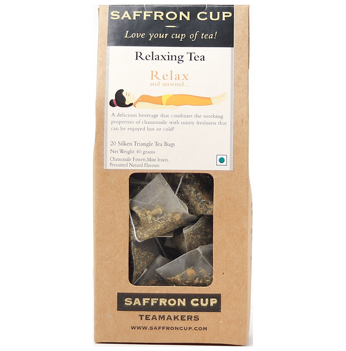 Saffron Cup Relaxing Tea (2gm Each)