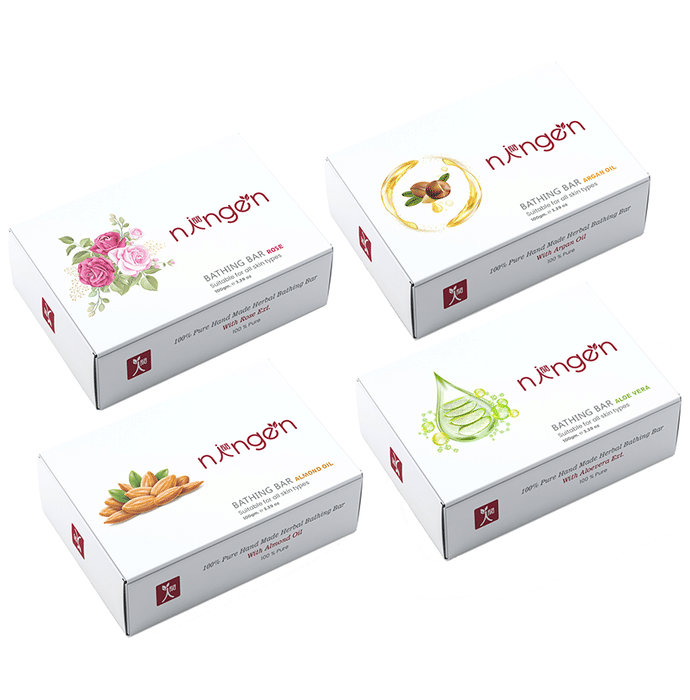 Ningen Bathing Bar (100gm Each) Buy 3 Get 1 Free
