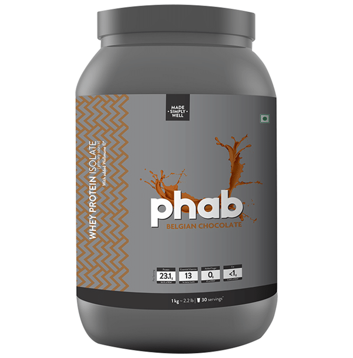 Phab Whey Protein Isolate Belgian Chocolate