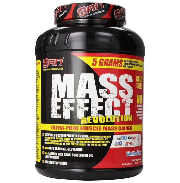 SAN Mass Effect Revolution Mass Gainer Powder Vanilla Bean