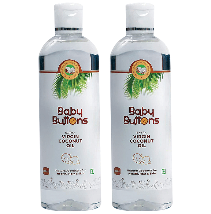 Baby Buttons Extra Virgin Coconut Oil (200ml Each)
