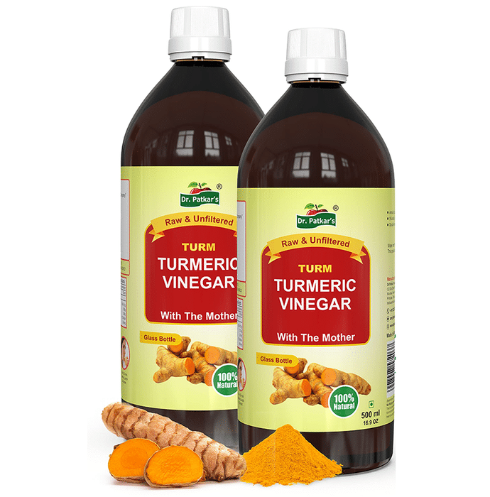 Dr. Patkar's Turmeric Vinegar with the Mother (500ml Each)