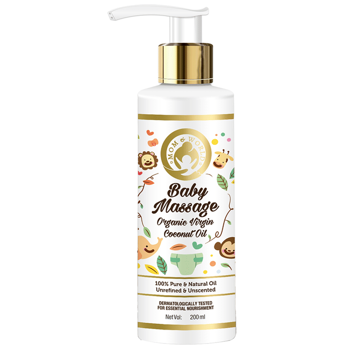 Mom & World Baby Massage Organic Virgin Coconut Oil