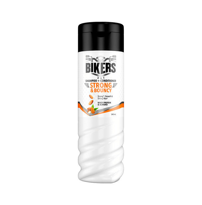 Bikers Strong & Bouncy 2 in 1 Shampoo+Conditioner