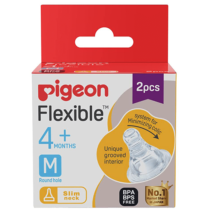 Pigeon Flexible NIpple 4+ Months Medium