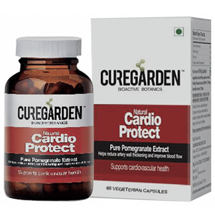 Curegarden Natural Cardio Protect Vegeterian Capsules