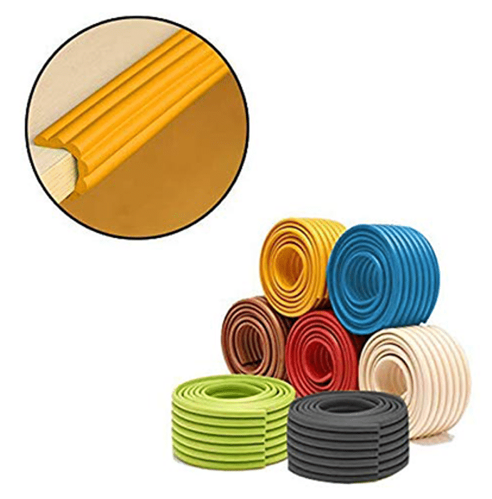 Safe-O-Kid Unique High Density Multi-Functional 2mtr Edge Guard Yellow