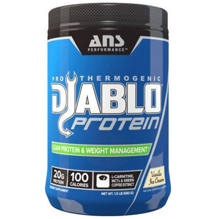 ANS Performance Vanilla Icecream Pro Thermogenic Diablo Protein