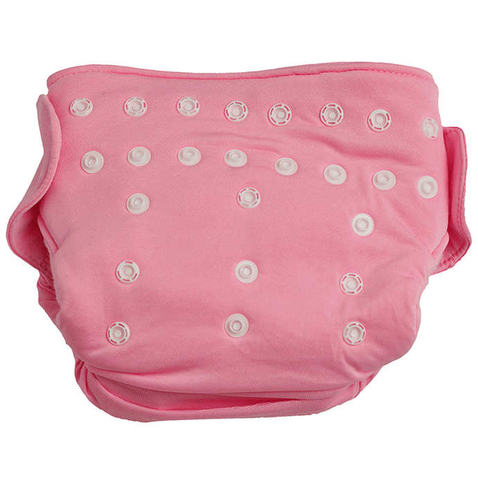 Neonate Care Reusable Cloth Diaper with Diaper Inserts Pink