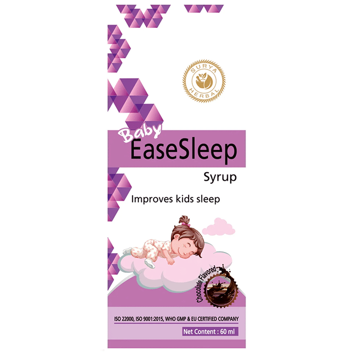 Surya Herbal Baby EaseSleep Syrup (60ml Each) Chocolate