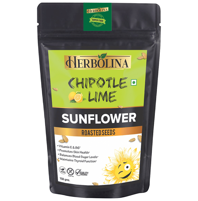 Herbolina Sunflower Roasted Seeds (150gm Each) Chipotle Lime