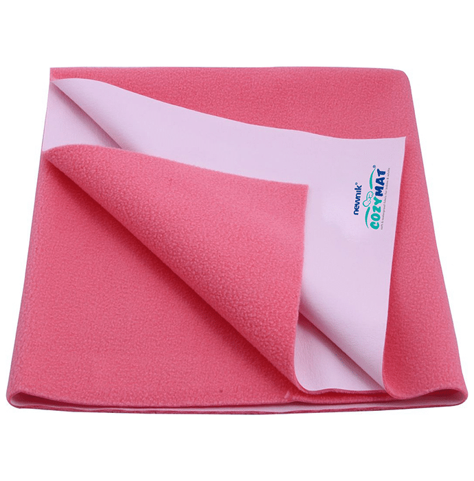 Newnik Cozymat, Dry Sheet (Size: 140cm X 100cm) Large Salmon Rose
