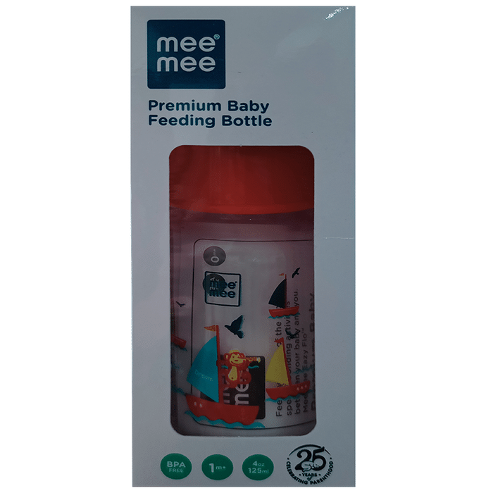 Mee Mee Premium Feeding Bottle Red