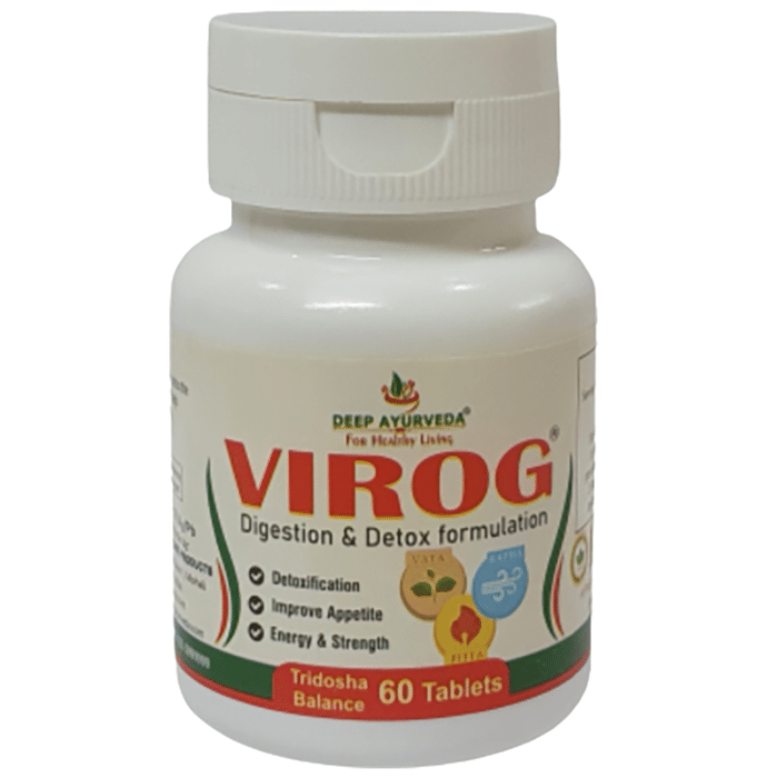 Deep Ayurveda Virog Digestion & Detox Formulation Tablet