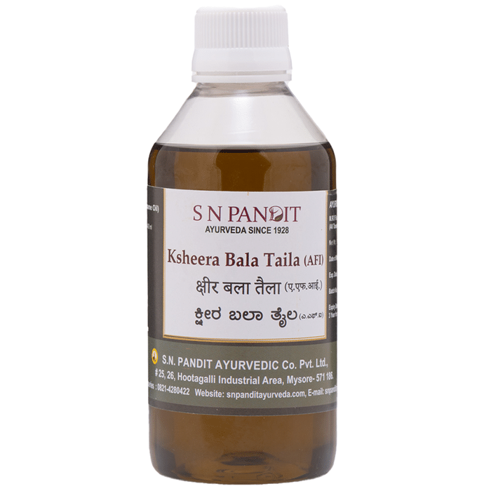 S N Pandit Ayurveda Ksheera Bala Taila