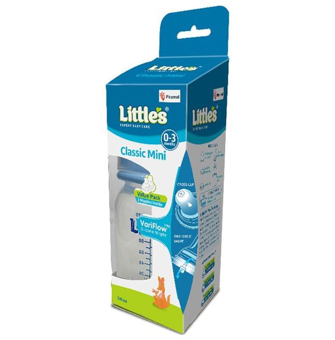 Little's Classic Feeding Bottle Mini Blue