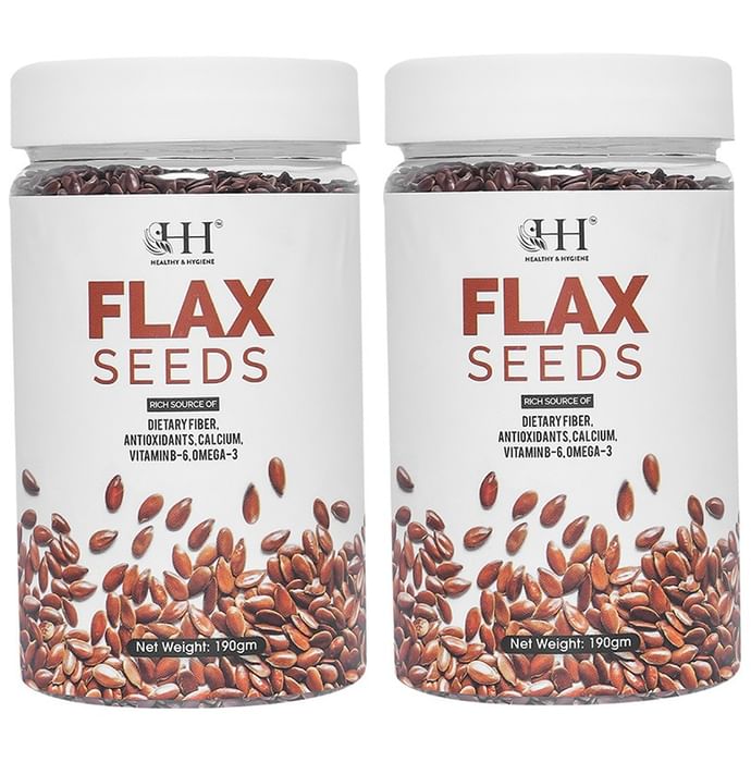 Healthy & Hygiene Flax Seeds (190gm Each)