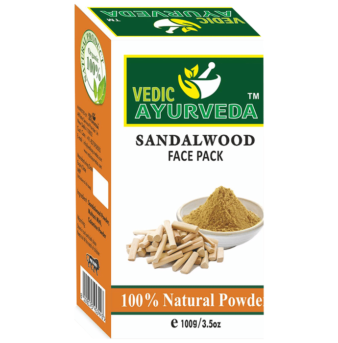 Vedic Ayurveda Sandalwood Face Pack Powder